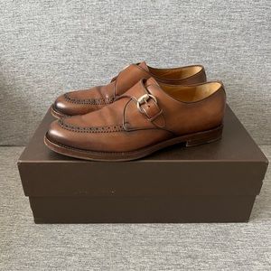 Gucci Betis Matt Leather Shoes in Size 7UK-8 US. Pre-owed.